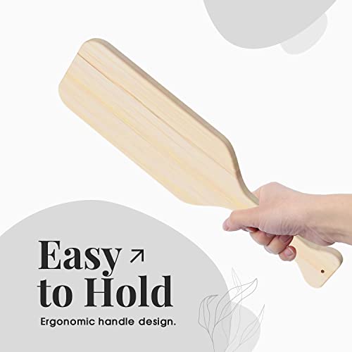 15" Inch Greek Fraternity Paddle, Solid Sorority Wood Paddle, Unfinished Pine Wooden Paddle, 1Pack #TOP5