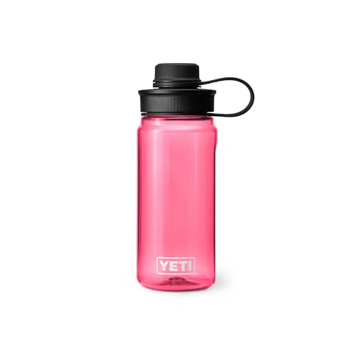 Image of YETI Yonder Water Bottle with Yonder Tether Cap, Lightweight, Leakproof and BPA-Free
