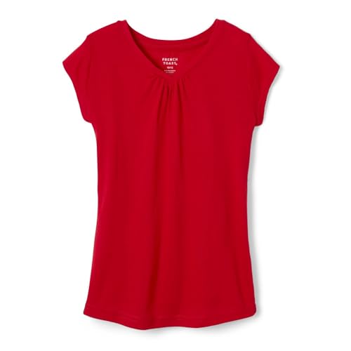 Image of French Toast Girls Short Sleeve V-Neck T-Shirt Tee
