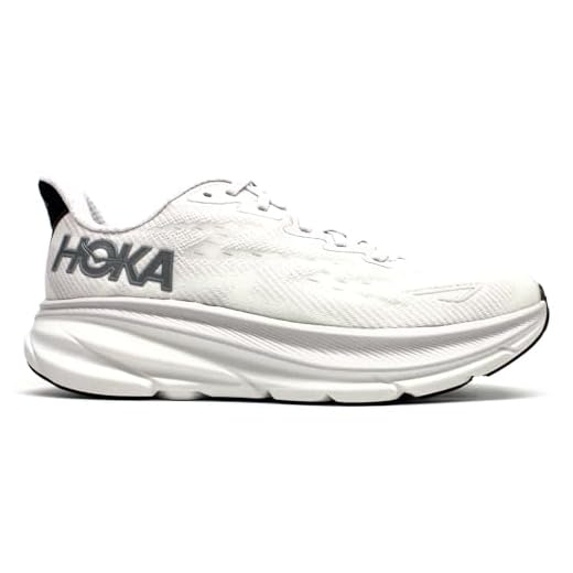 Hoka Tênis masculino Clifton 9, Nimbus Cloud/Lã de aço, 45