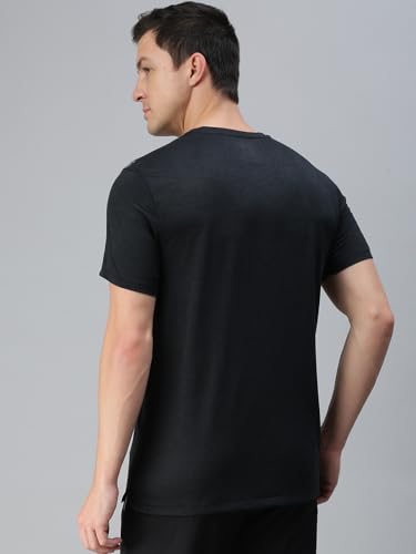 Image of Macroman M-Series Men's Lightweight Active T-Shirt in Soft Polyester with UV Protection, Sweat-Wicking Technology, and Reflective Details