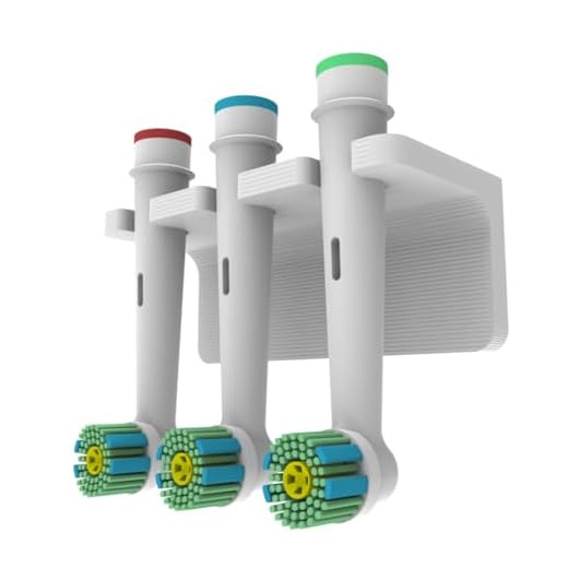 Suporte Organizador de Parede Porta Escova de Dente Para Refil Elétrica Oral Até 3 Escovas - ARTBOX3D