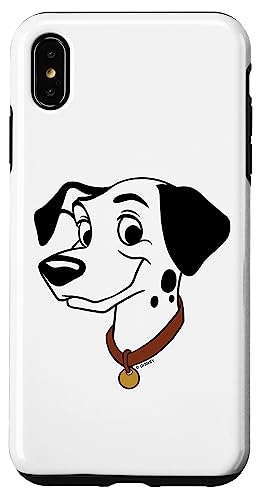 Coque iPhone XS Max Disney 101 Dalmatiens antichoc accessoire Pongo Big Face mignon