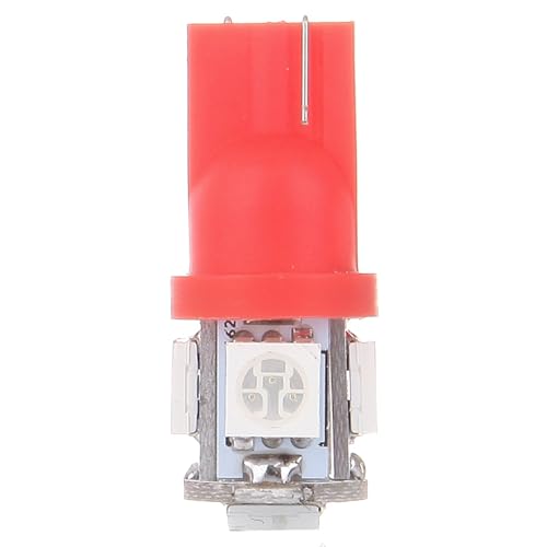 ECCPP 2x Instrument Cluster Dash Panel Lights T10 5-5050-SMD-Red