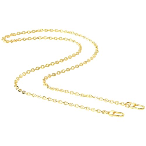 Image of jiesinlov Purse Chain Strap CrossBody Handbag Gold Chains Shoulder Bag Strap Replacement,with Metal Buckles (B 43.3in)