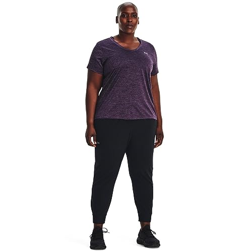 Image of Under Armour Plus Size Tech Solid Short Sleeve V-Neck