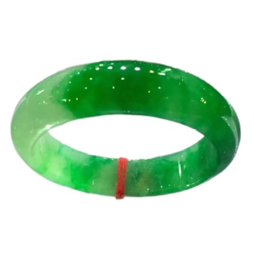 Burmese Green Jade Bangle Bracelet for Women Natural Jadeite Bangles Jewelry Gift for Mother (Size : 60mm)