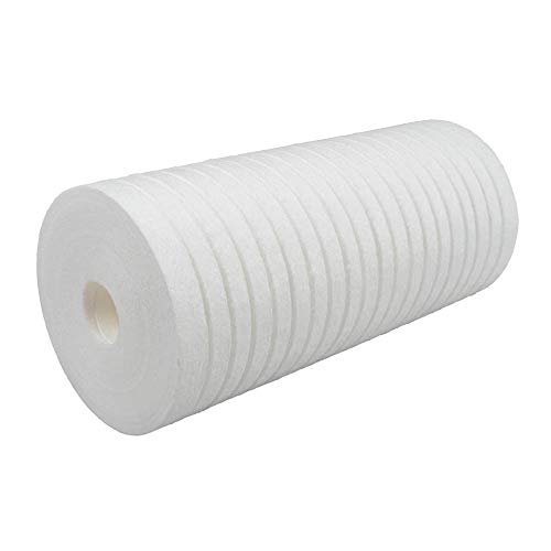 Clear Choice Sediment Water Filter 1 Micron 10 X 4.50" Water Filter Cartridge Replacement 10 Inch Ro System 9108-44 Dev9108-44 Dgd-5005, Whkf-Gd25Bb, 4-Pk #TOP2