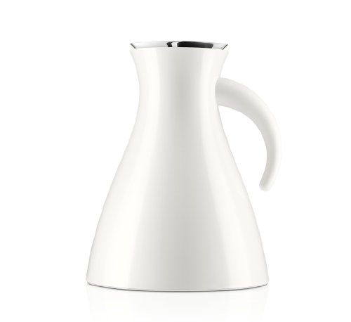 Eva Solo Wide Base Vacuum Jug, 1-Liter, White