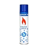 Gaz pour briquets 300 ml avec 5 adaptateurs | Impureté presque zéro | Brûleur à bière à flamme | Gaz de recharge | Briquet à tige Stormlighters (1)