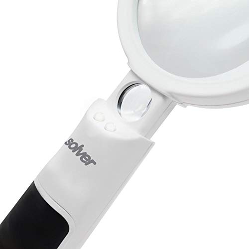 Lupa de Mão Dupla Hikari Solver SLP-185 LED