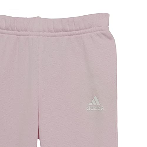 Conjunto Infantil Moletom Adidas Essentials Rosa + Cinza H65821 (9M)