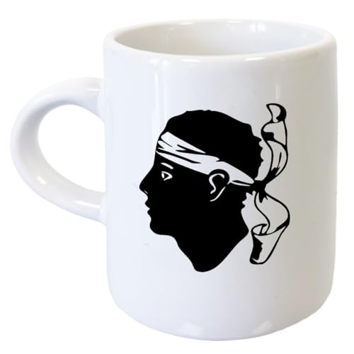 Cbkreation Tasse expresso tête de Maure Corse