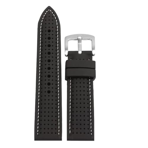 [|Ő] 20mm 22mm JVI Mdv-106 107 Mtp-1374 1375 EFR-516 EQB-500 EQB800 ZCR[ VR XgXgbv o[EHb`oh Ή(Black White -steel,22mm)