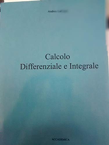  Calcolo differenziale e integrale