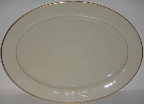 Plateau de service ovale 33 cm Lenox Hayworth en porcelaine
