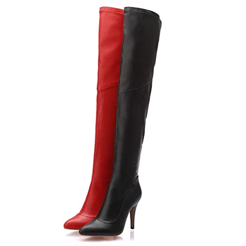 Chaussures a talons hauts pointus et bottes de chevalier de danse