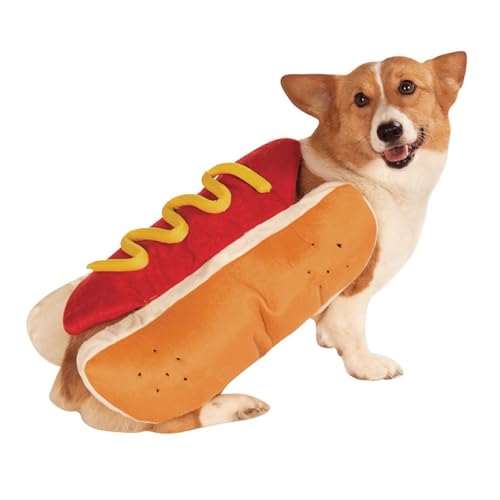Disfraz plegable de hamburguesa para perros y gatos miniatura 7