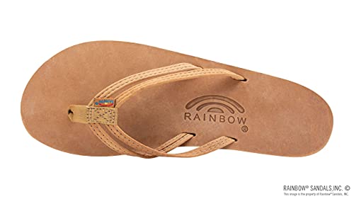 Image of Rainbow Sandals Ladies The Sand Piper Luxury Leather - Single Layer Arch w /Double Narrow 1 /3 inch Strap