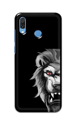 Image of PRINTFIDAA Printed Hard Back Cover Case for Honor Play Back Cover (Angry Lion) -112