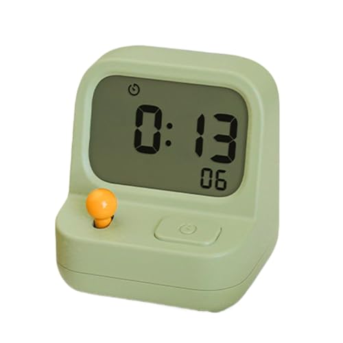 Reloj despertador digital para niños, temporizador de gimnasio con pantalla silenciosa, alarma de viaje, temporizador de escritorio con números grandes para adolescentes, niñas, niños, personas