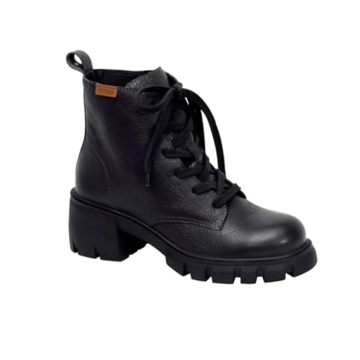 Bota Coturno Bottero Feminino Couro 361101 (Preto, BR, Adulto, Numérico, 38)