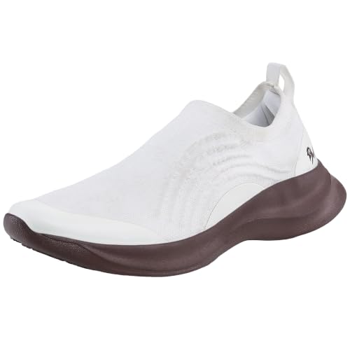 Image of Neeman's Curve Knit Slip On Shoes for Men | Casual Slip On Shoes | Lightweight Walking Shoes | Breathable Knit Upper | Comfortable Cushioned Shoes | Stretch Fit | EVA Sole with Grip