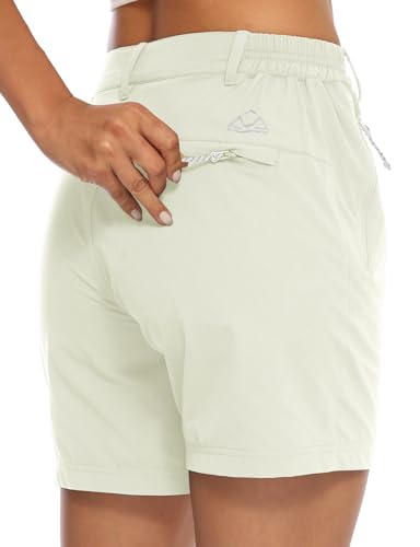 Image of TBMPOY Women's 6 inch Hiking Cargo Shorts Quick Dry with Pockets Work Golf Short Lightweight Outdoor Active Summer for Women