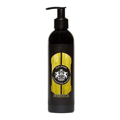 Dear Barber Sulphate Free Shampoo, Reduce Loss of Essential Nutrients, Promoting Non-irritable Skin, Suitable for All Hair & Beard Types, 250ml Cover
