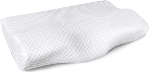 Image of ๐ ๐๐ฅ๐ข๐ซ๐ Memory Foam Pillow, Contour Cervical Orthopedic Memory Foam Pillows Supports Neck Pain and Shoulder Pain for Sleeping, Ergonomic Cervical Neck Support Pillow