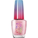 OPI RapiDry™ Quick-Dry Lacquer - Flash n' Flirty Pink Shimmer Nail Polish - Vegan, Fast Drying & Smudge-proof in 60 Seconds (9ml)