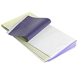 Fácil de Usar: Simplemente arregle el patrón dibujado en el papel de transferencia según sea necesario y vuelva a dibujarlo con un bolígrafo. Luego la imagen estará en el reverso del papel de transferencia. Use la pasta de transferencia para limpiar primero la piel. Luego imprima el papel de transferencia. Todo el proceso es fácil.