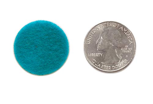 Image of Playfully Ever After Ocean Blue Craft Felt Circles (1 Inch - 100pc)
