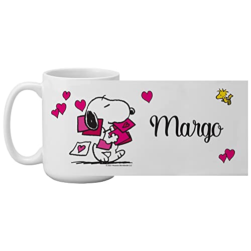 Let's Make Memories Official PEANUTS Personalized Love From Snoopy Mug- Love