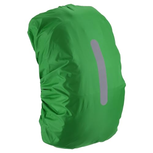 M METERXITY Backpack Rain Cover - Waterproof Lightweight Cover with Vertical Reflective Strap, Apply to Cycling/Hiking/Mountain Climbing (65-75L, XL, Light Green)