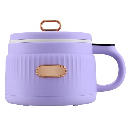 1.6L Mini Electric Cooking Pot, Non-Stick Ramen Cooker With Lcd