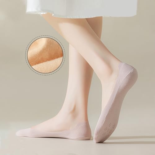 5 Pairs Women No Show Socks Non-Slip Breathable Comfortable Liner Socks2