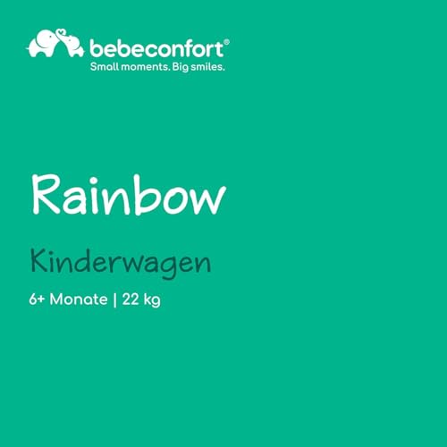 Bebeconfort Rainbow, Kinderwagen, Kompakt und Wendig, 6 Monaten bis 4 Jahre, bis zu 22 kg, Mineral Green