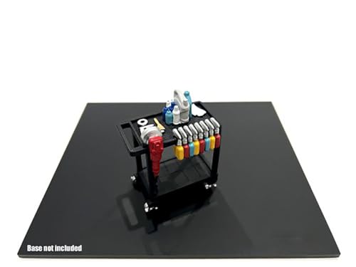 American Diorama Detail Masters Figure 3 (Detailing Cart) for 1/24 Scale Models