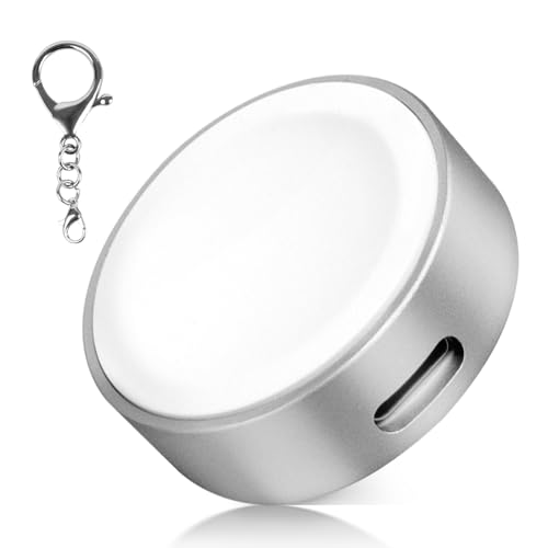 Momowin Cargador de Apple Watch，Cargador Portátil Reloj Inteligente，para Toda la Gama de Apple Watch，Carga Rápida 5w，Carga de Doble Puerto Tipo-C E iPhone