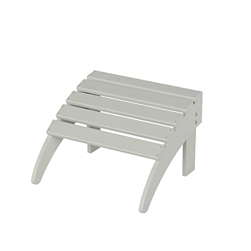 Sand Color Plastic, Stainless Steel Material Foldable Ottoman Outdoor Patio Furniture 18.7 in. D X 20 in. W X 13.5 in. H Size, Weather Uv & Fade Resistant | All Season Pretty Tan Shade, Durable