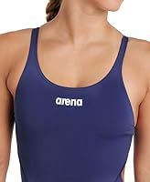 Arena Solid Swim Tech Team Damen-Badeanzug Einteilig, Schnelltrocknender Damenbadeanzug, Sportlicher Badeanzug aus MaxLife Eco Fabric mit Maximaler Chlorbeständigkeit und UPF 50+ UV-Schutz – Ansicht 4