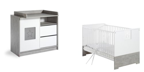 SCHARDT 10 580 22 00 Chambre ECO STAR : lit kit-transformation commode