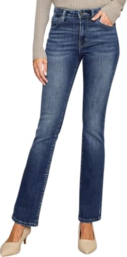 Kan Can Women's Marla High-Rise Skinny Bootcut Jeans KC8683