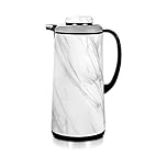 Royalford Marble Finish Vacuum Flask 1000ml | Double Wall Insulated Coffee Carafe | Thermal Jug for Hot & Cold Drinks | Leak-Proof Lightweight Easy Clean Durable & Stylish Portable Flask for Daily Use