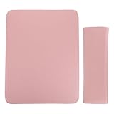 POPETPOP Maniküre Handkissen als Handgelenkauflage 2 Stück pack aus Pu Leder in Rosa und Bequem für Nageldesign und Persönliche Maniküre