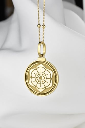 Collier argent 925 Mansfield LKBEADS dore d'exception fait main