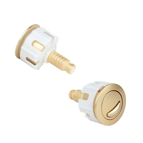 DABAIXIONG Botón Lavado 2 Piezas Botón Cabeza Redonda Doble Push Button Reemplazo Reemplazo para Tanques Cisterna Accesorio Ahorro Agua