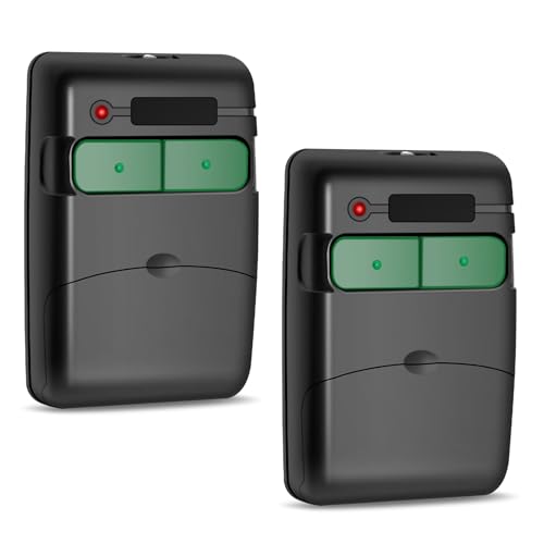 Reemplazo para Mando Garaje CLEMSA 433.92 MHz, 2 Unidades Mando Puerta Garaje Universal, Mandos Puertas Automáticas, Reemplazo Compatible MV 1, MV 12, MV 123, Control Seguro y Preciso