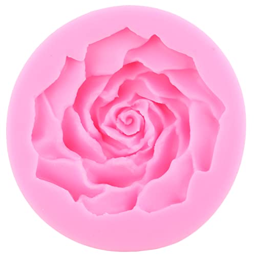 Zixiang Bloom 3D Rose Flower Silicone Mold Peony Flower Fondant Molds For Cake Decorating Soap Candle Making Candy Chocolate Polymer Clay Gum Paste Set Of 3 #TOP7